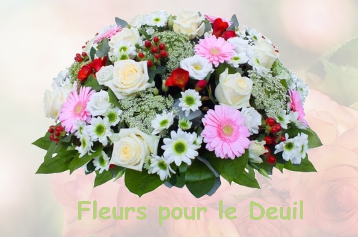 fleurs deuil SOUGY